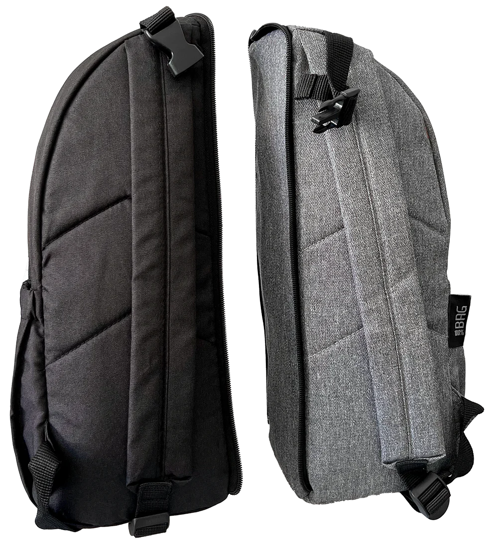 Schorle Rucksack - Rückseite, geteilt