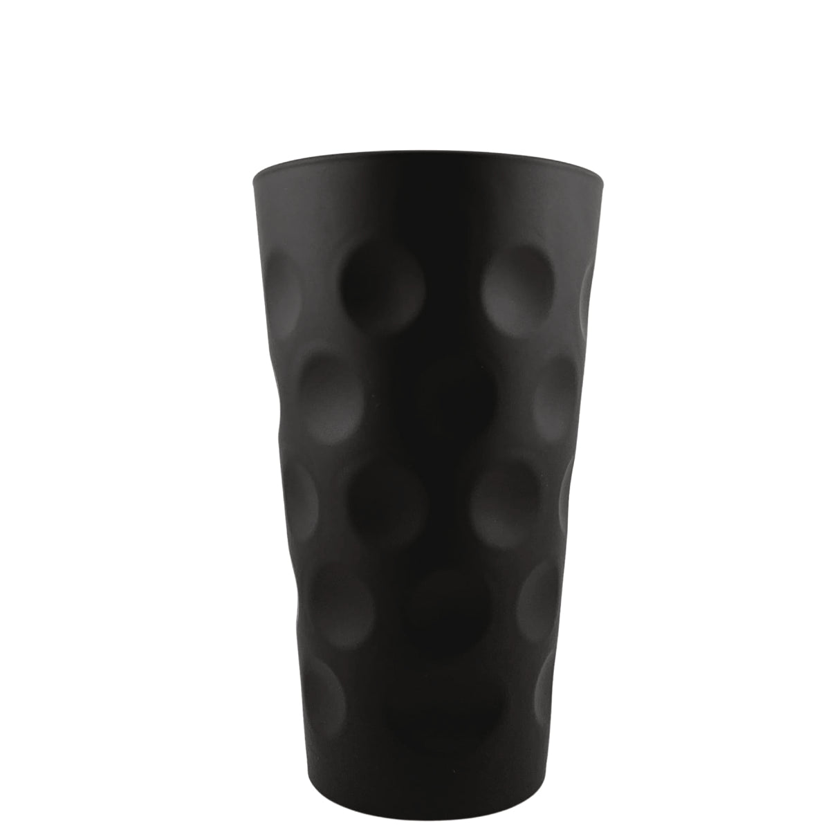 Schwarz matt farbiges Dubbeglas 0,25 L