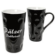 Pälzer Dubbetass 0,5 L - Dubbetasse mit Aufdruck - schwarz