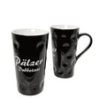 Pälzer Dubbetass 0,2 L - Dubbetasse mit Aufdruck, schwarz