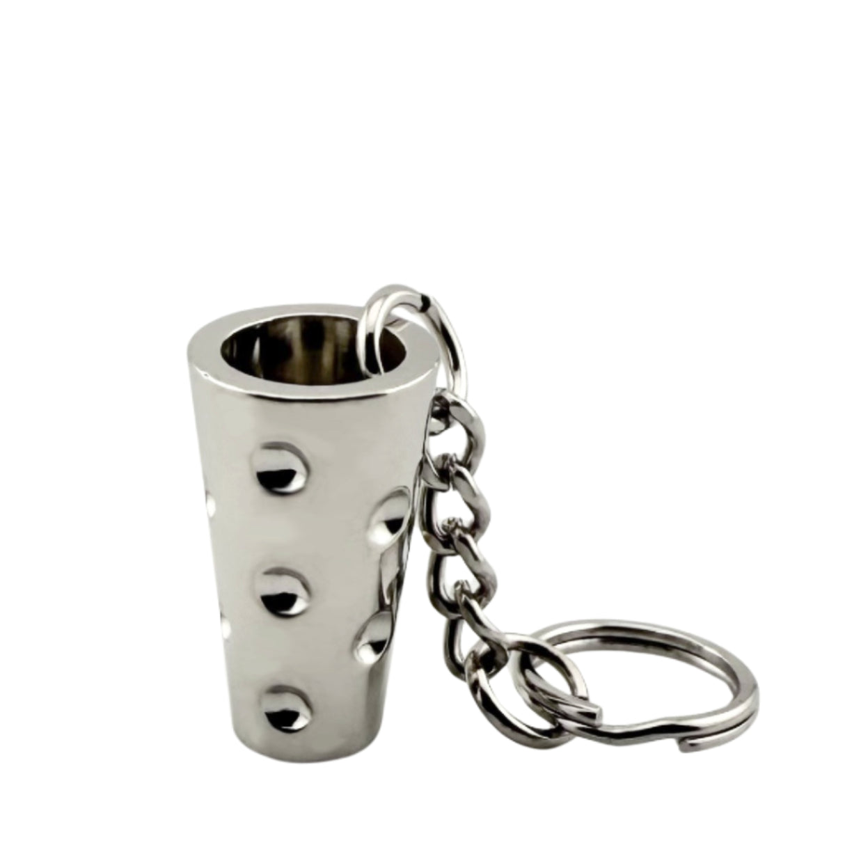 Silber - Dubbeglas Schlüsselanhänger
