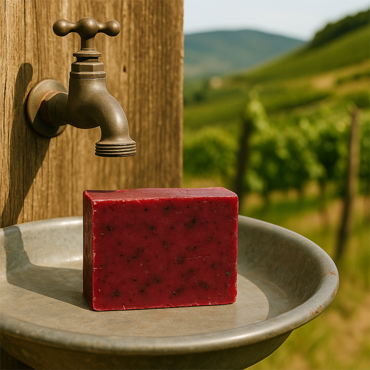 Pfälzer Spätburgunderseife - Pfalz Weinseife und Naturseife im Weinberg