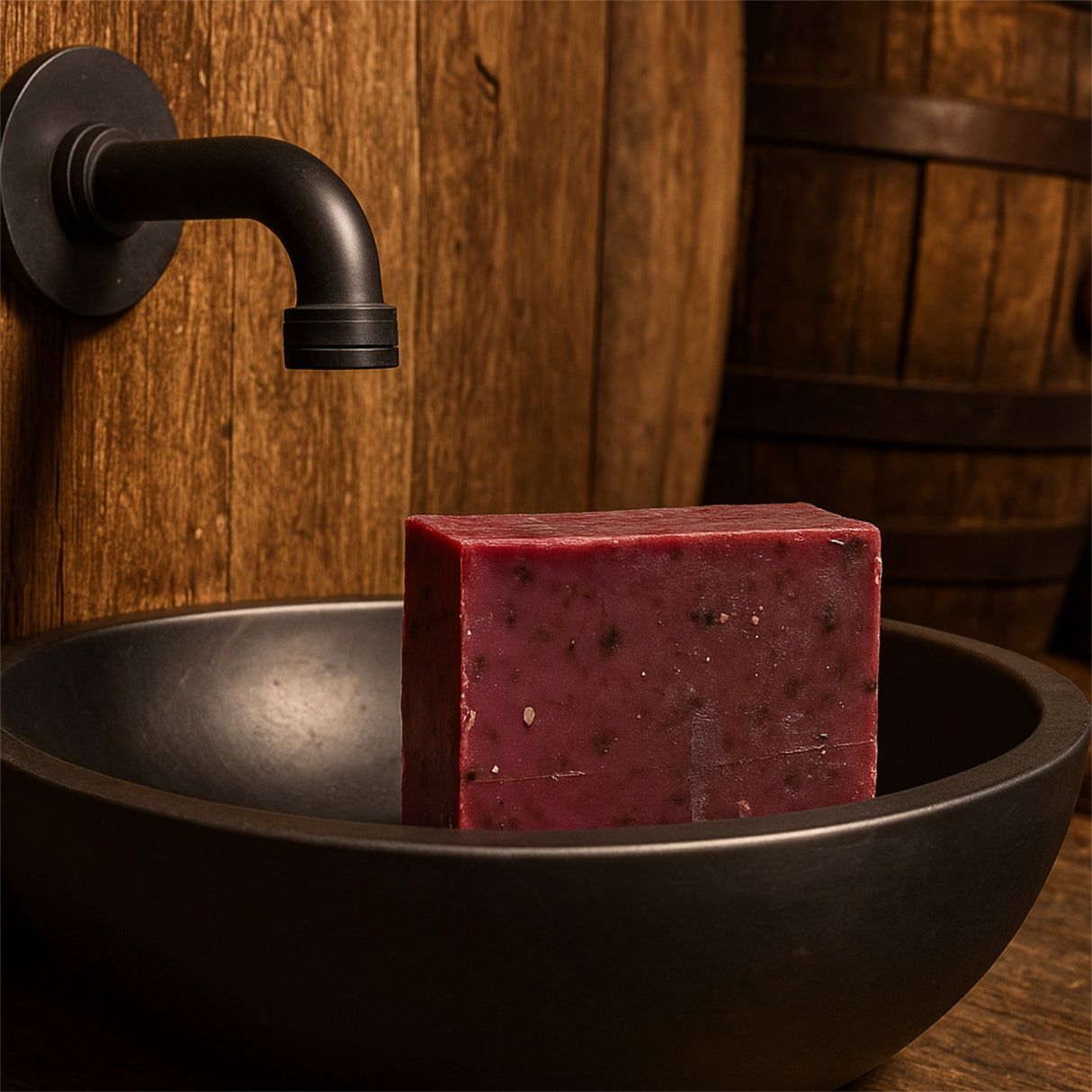 Pfälzer Spätburgunderseife - Pfalz Weinseife im Weinkeller