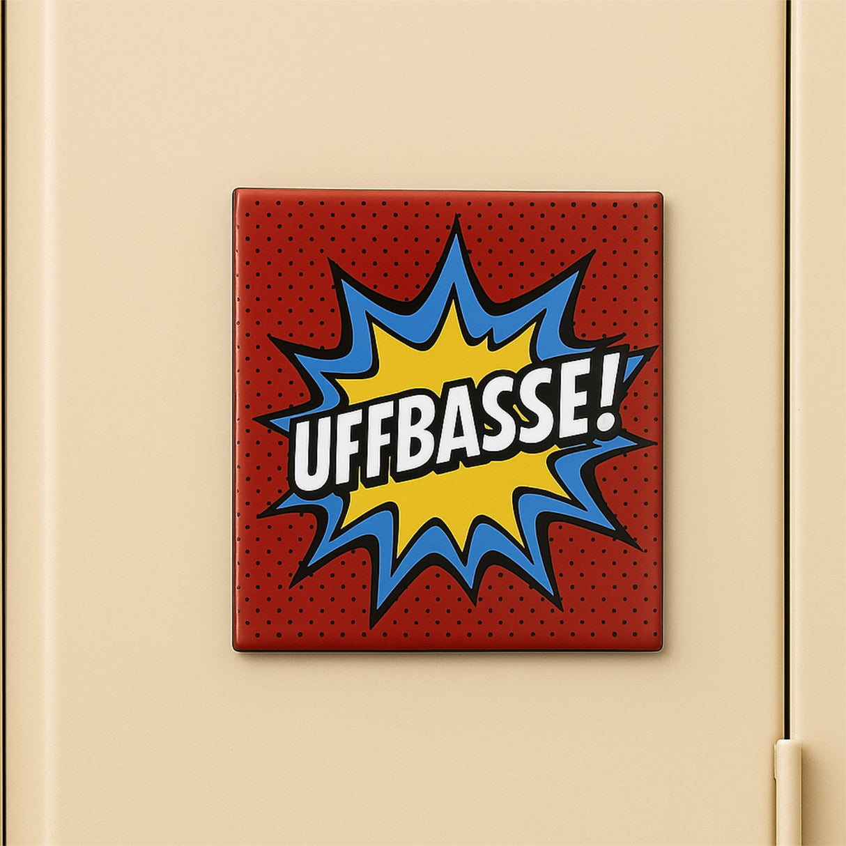 UFFBASSE! Magnet - Rot - Pfalz Shop