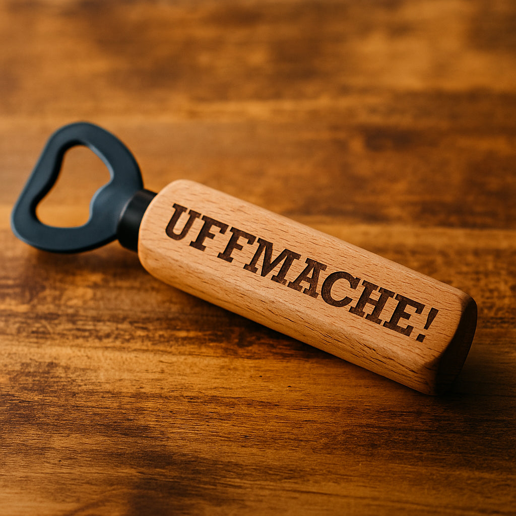UFFMACHE! Pfälzischer Flaschenöffner und Bieröffner