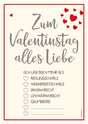 Zum Valentinstag alles Liebe - Pfälzer Postkarte