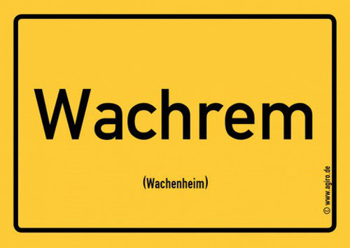Wachenheim - Wachrem Aufkleber