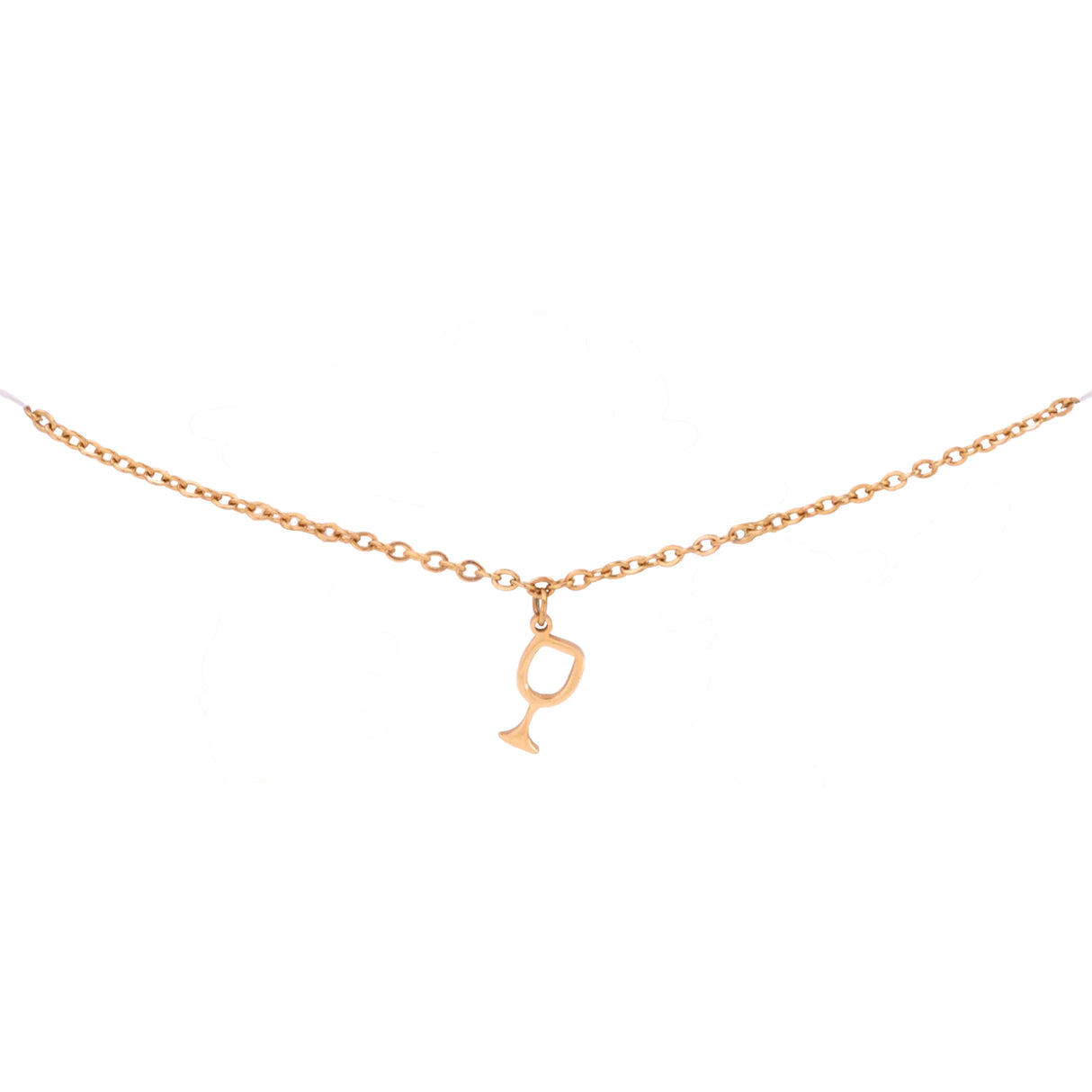 Weinglas Armband - Roségold