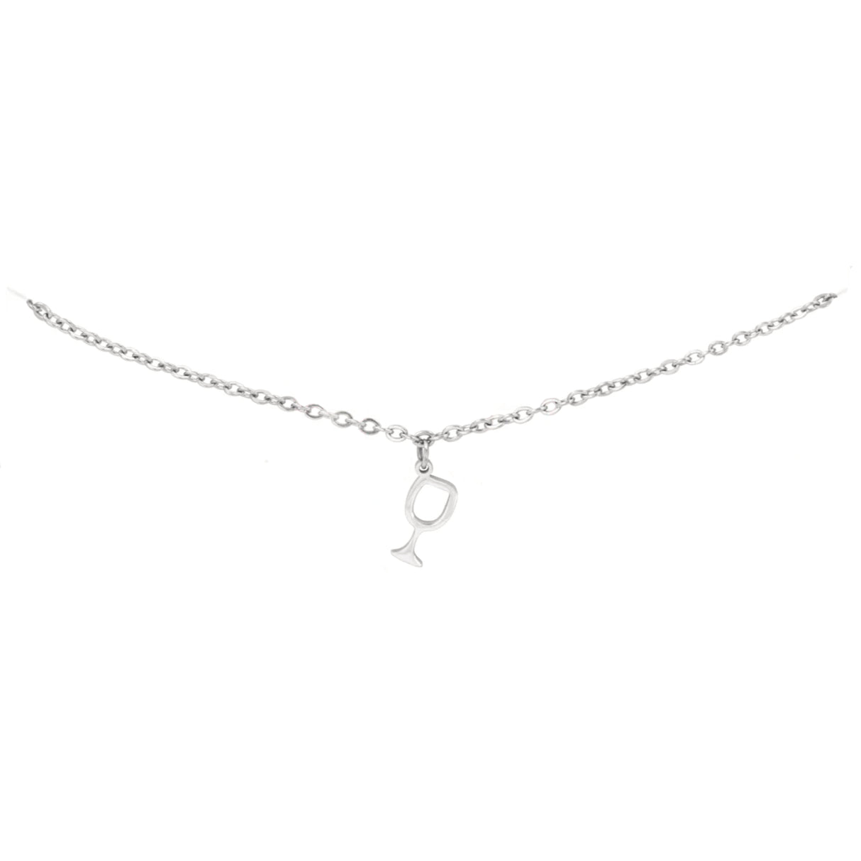 Weinglas Armband - Silber