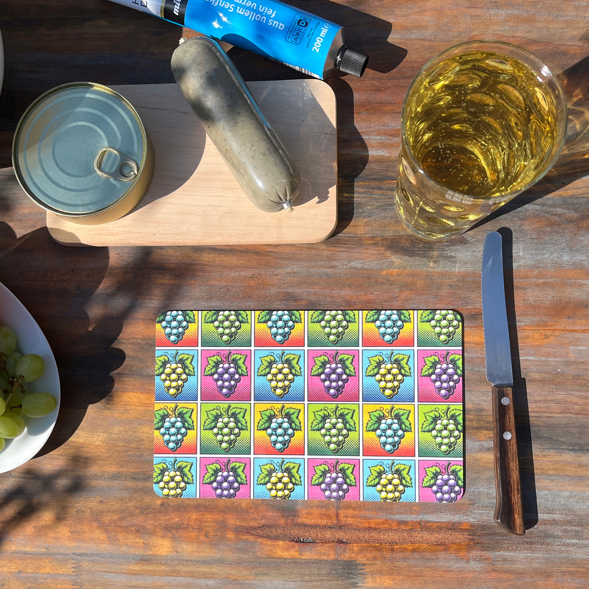 Weintrauben Vesperbrett