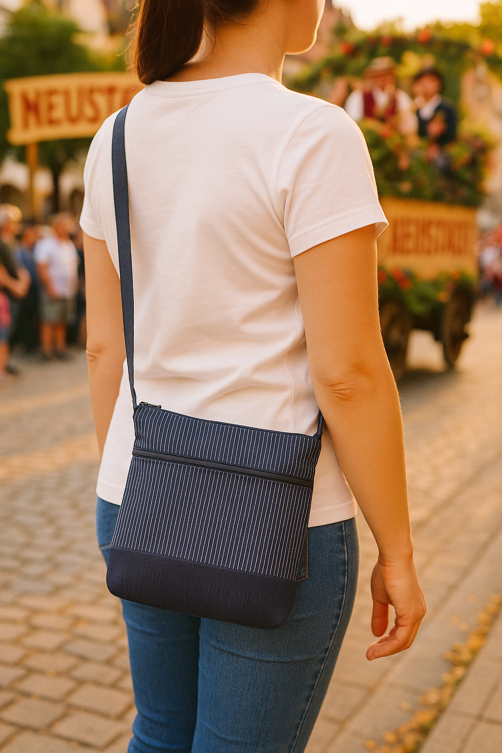 Pfälzer Handtasche aus Winzerstoff