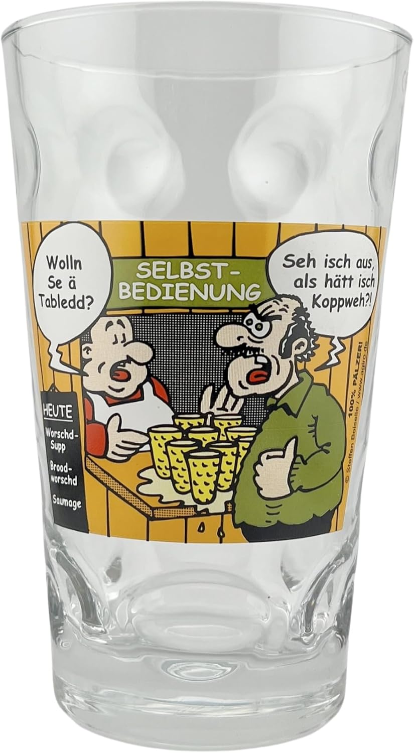 Wolln Se ä Tabledd? Dubbeglas 0,5 L