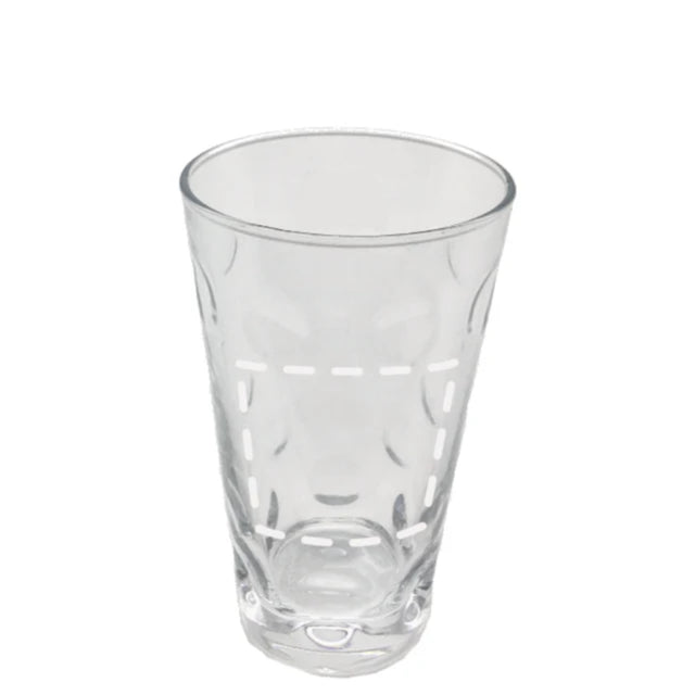 Dubbeglas 0,25 L mit Logofläche - ohne Eichmarke