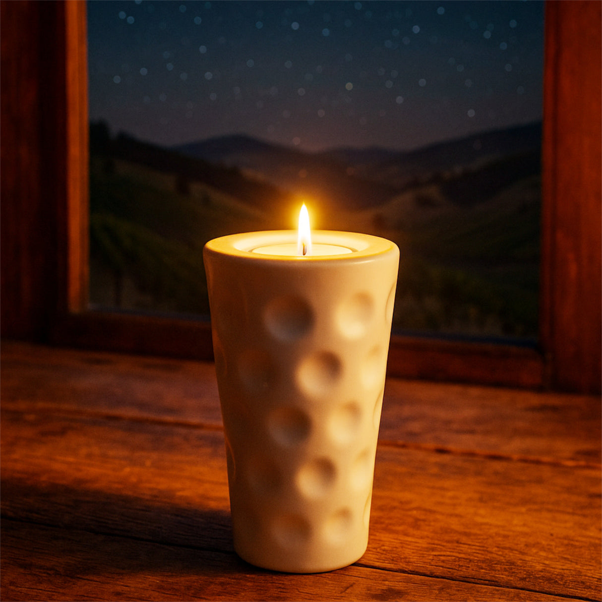 Dubbeglas 0,25 L Teelichthalter (Keramik)