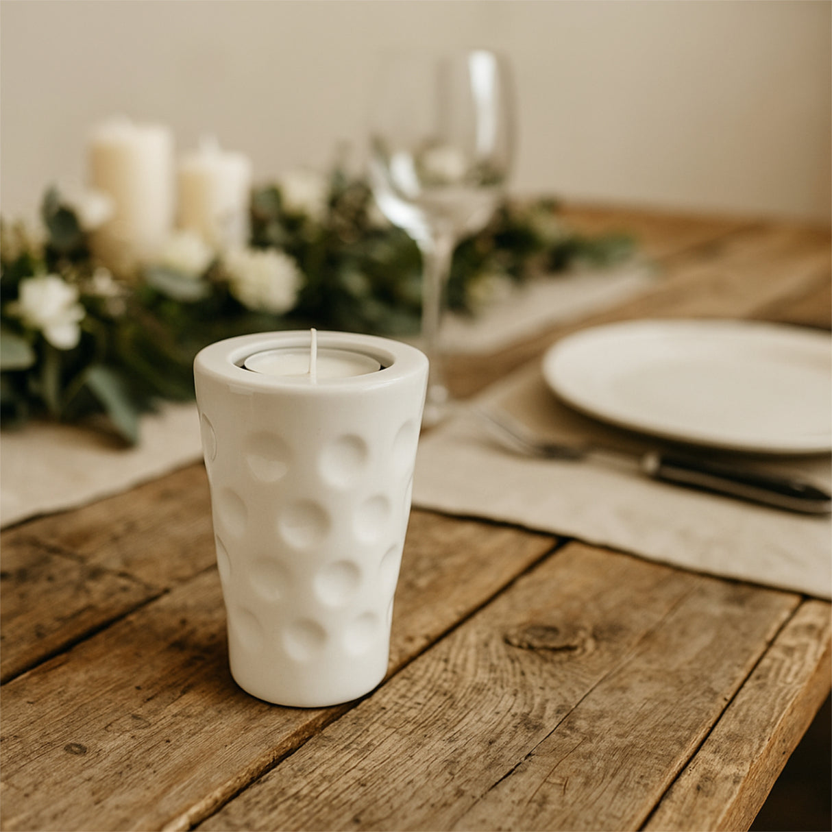 Dubbeglas 0,25 L Teelichthalter (Keramik)