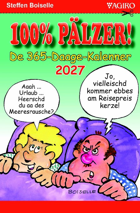 100% Pälzer Tageskalender 2027 - Pfalz Shop