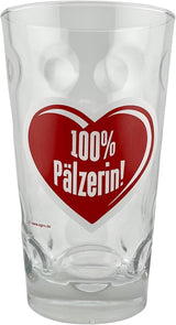 100% Pälzerin! Dubbeglas 0,5 L