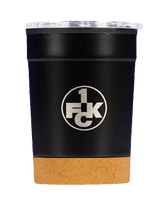 1. FC Kaiserslautern Edelstahlbecher (schwarz)