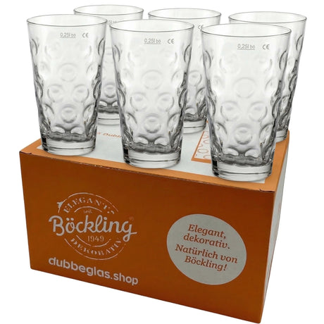 6 x Dubbegläser 0,25 L - Böckling