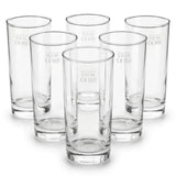 Tradition trifft Stil: 6 klassische Weinstangen aus klarem Glas à 0,5 Liter
