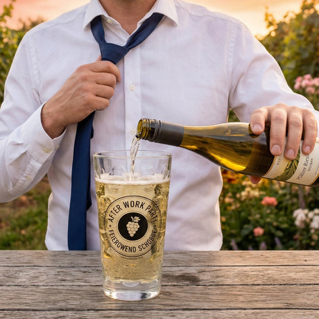 After Work Party Dubbeglas 0,5 L. Ideal um nach dem Feierabend eine Schorle zu trinken.