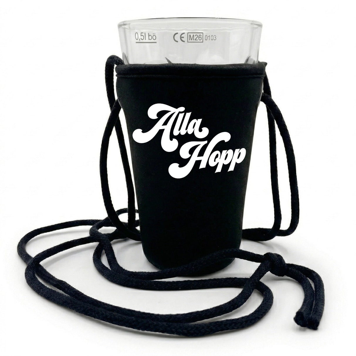 Alla Hopp Dubbeglashalter - Schwarz