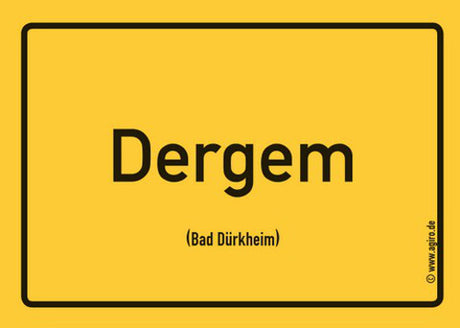 Bad Dürkheim - Dergem Aufkleber, Palzshop Sticker
