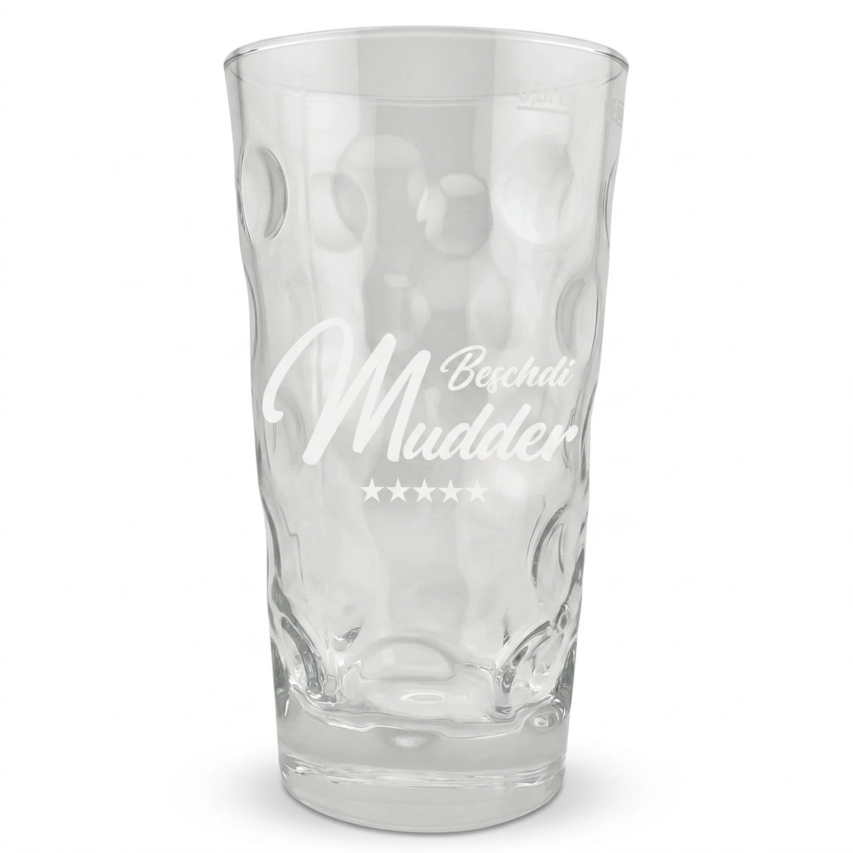 Beschdi Mudder ★★★★★ Dubbeglas 0,5 L (Aufdruck milchig/frozen)