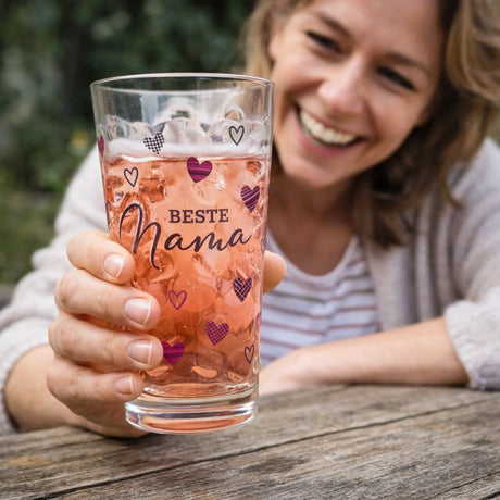 Beste Mama Dubbeglas 0,5 L - für die beste Mutter aus der Pfalz