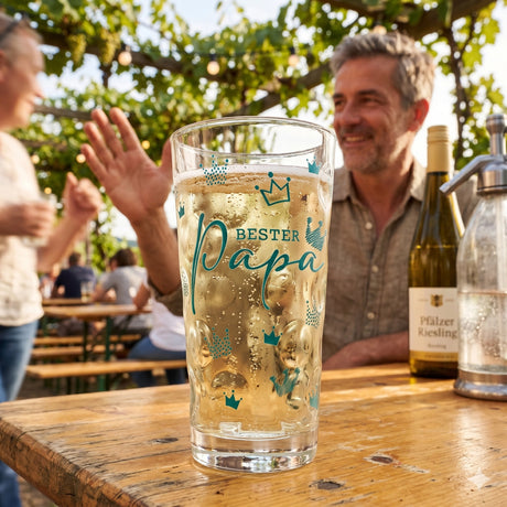 Bester Papa Dubbeglas 0,5 L - für den besten Vater aus der Pfalz