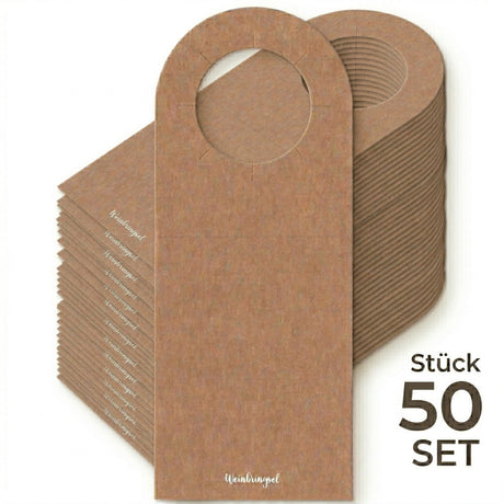 Blanko Flaschenanhänger - 50 Stück