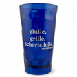 chille, grille, Schorle kille Dubbebecher 0,5 Liter - blau