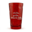 chille, grille, Schorle kille Dubbebecher 0,5 Liter - rot