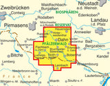 Dahner Felsenland Wanderkarte 1:25.000 - Ausschnitt