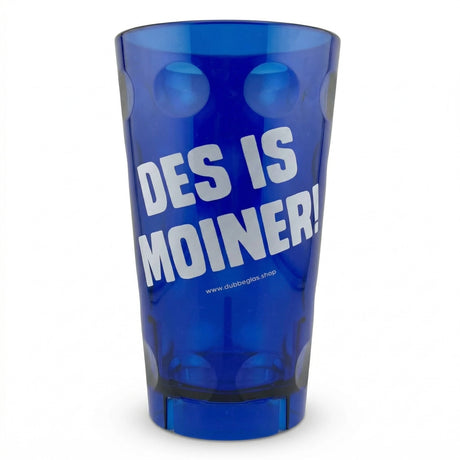 DES IS MOINER! Dubbebecher 0,5 Liter - Blau