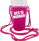 DES IS MOINER! Dubbeglashalter - pink