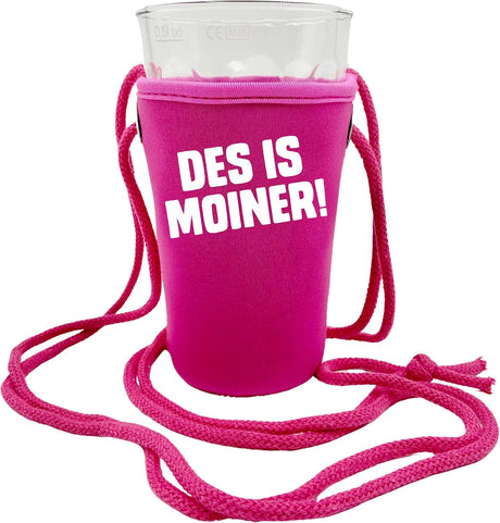 DES IS MOINER! Dubbeglashalter - pink