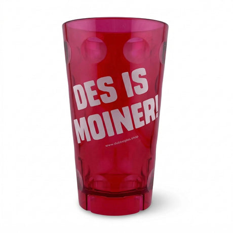 DES IS MOINER! Dubbebecher 0,5 Liter - Pink