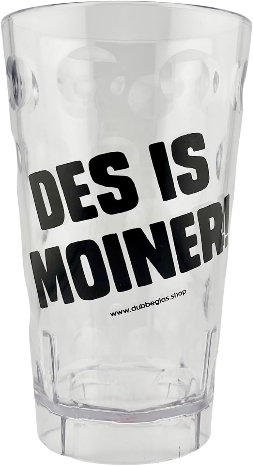 DES IS MOINER! Dubbebecher 0,5 Liter