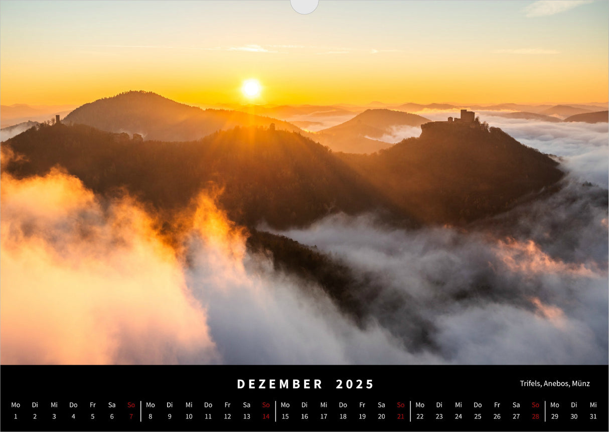 Naturwunder Pfalz Kalender 2025 - Dezember