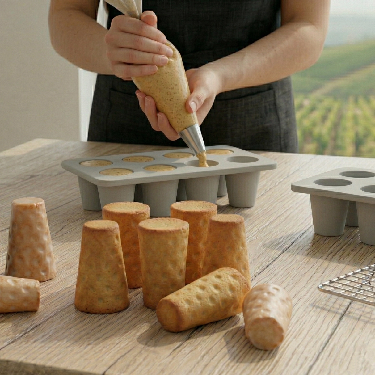 Dubbeglas Backform für die Herstellung von Dubbe Gebäck