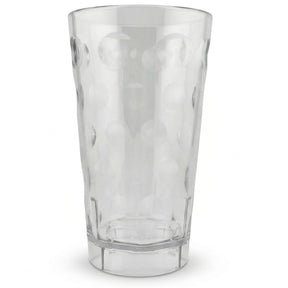 Dubbebecher 0,5 Liter aus Kunststoff mit Logofläche - Transparent