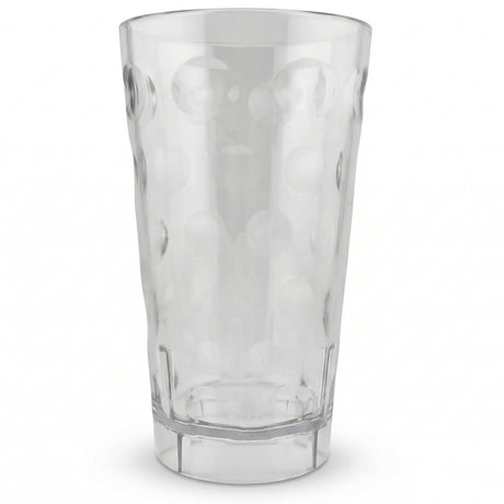 Dubbebecher 0,5 Liter aus Kunststoff mit Logofläche - Transparent