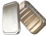 Dubbedose Lunchbox (mit Dubbeglas Prägung) - offen