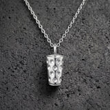 Pfälzer Schorleglas als Kette in Silber  – charmant und besonders