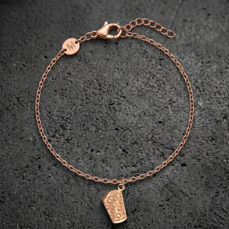 Dubbeglas Armband - Roségold (Kupfer)
