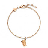 Dubbeglas Armband - Roségold