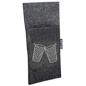 Dubbeglas Bestecktasche (Filz)