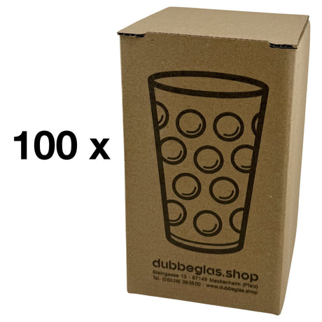 100 x Dubbeglas Geschenkkarton