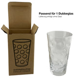 Dubbeglas Geschenkkarton passen für 1 Dubbeglas